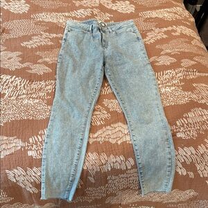PAIGE Light Wash Skinny Jeans